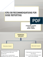 Icru-58 Recommendations For Dose Reporting: BY Pratishtha Sharma Alka Kataria Saloni Chawla