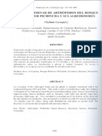 Artropodos Bosque Pichincha 2005 Biologia6