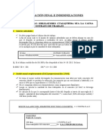 Resumen Liquidación Final e Indemnizaciones...