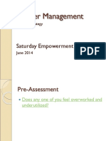 Career Management: Saturday Empowerment Program