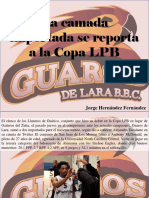 Jorge Hernández Fernández - La Camada Importada Se Reporta A La Copa LPB