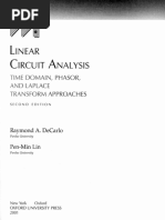 Linear Circuits Analysis de Carlo