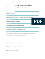 Ejercicios Resueltos de Variables Estadísticas