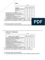 Avaliação de Treinamento