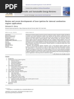 Review and Recent Developments of Laser Ignition For Internal Combustion Engines Applications
