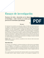 Ensayo de Investigación