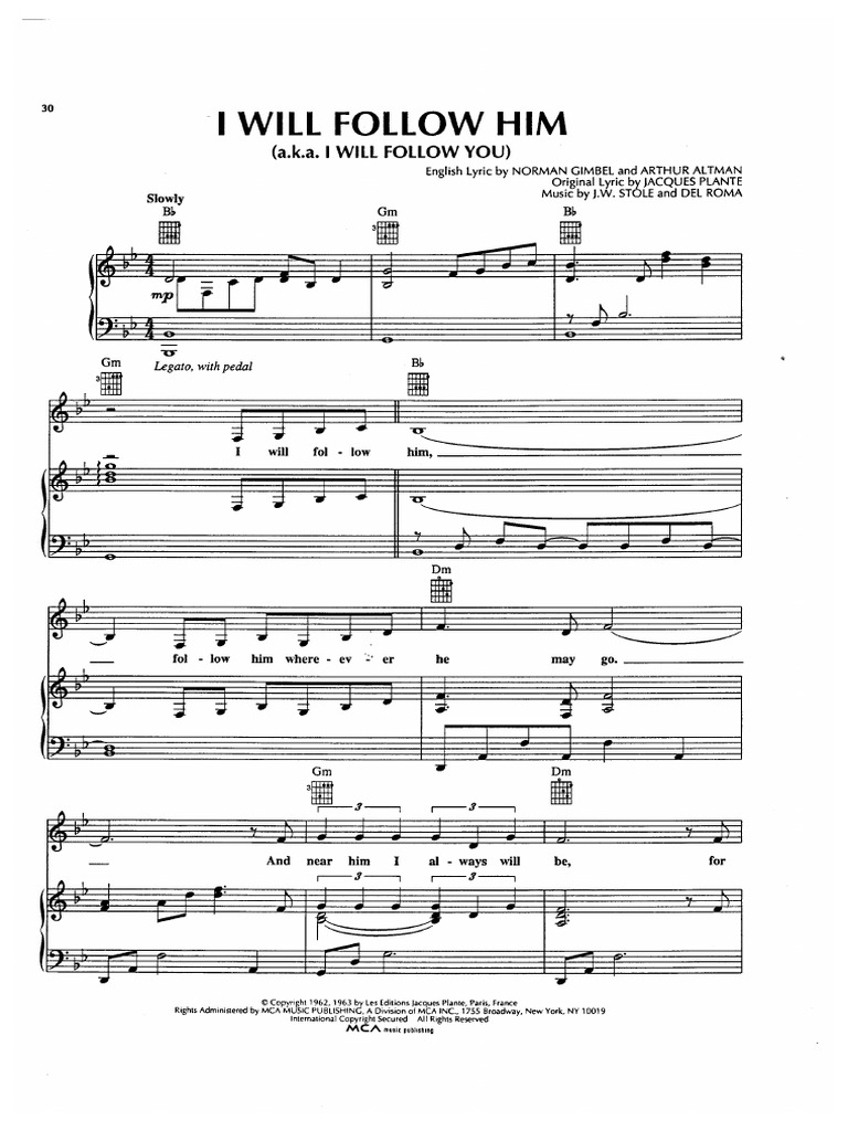 I Will Follow Him PDF