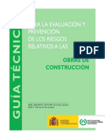 Guía Técnica Para La Evaluación y Prevención de Los Riesgos Relativos a Las Obras de Construcción