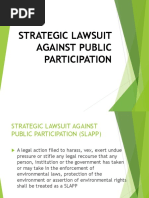 Strategic Lawsuit Against Public Participation