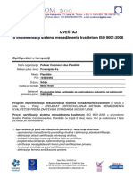 Izvestaj o Sertifikaciji - POLIMER COMMERCE DOO PDF