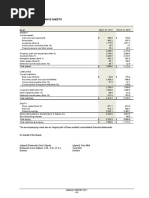 Balance Sheet