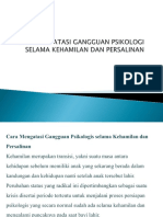 Cara Mengatasi Gangguan Psikologi Selama Kehamilan Dan Persalinan 2