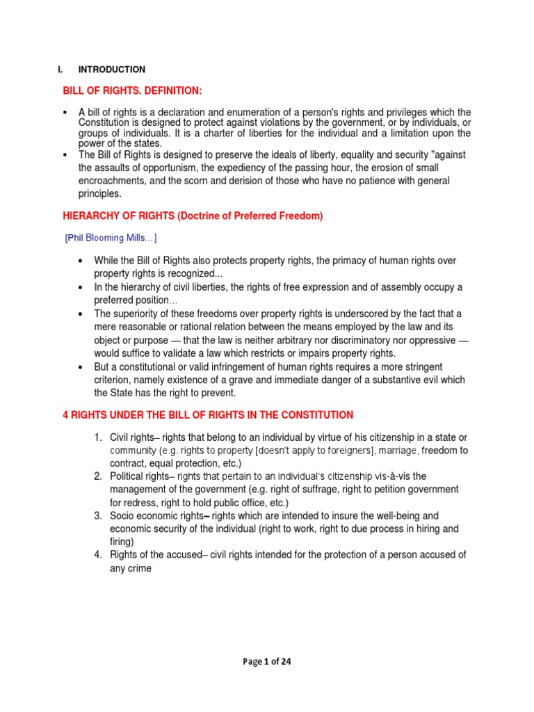 Consti II Notes Midterms | PDF | Eminent Domain | Due Process Clause