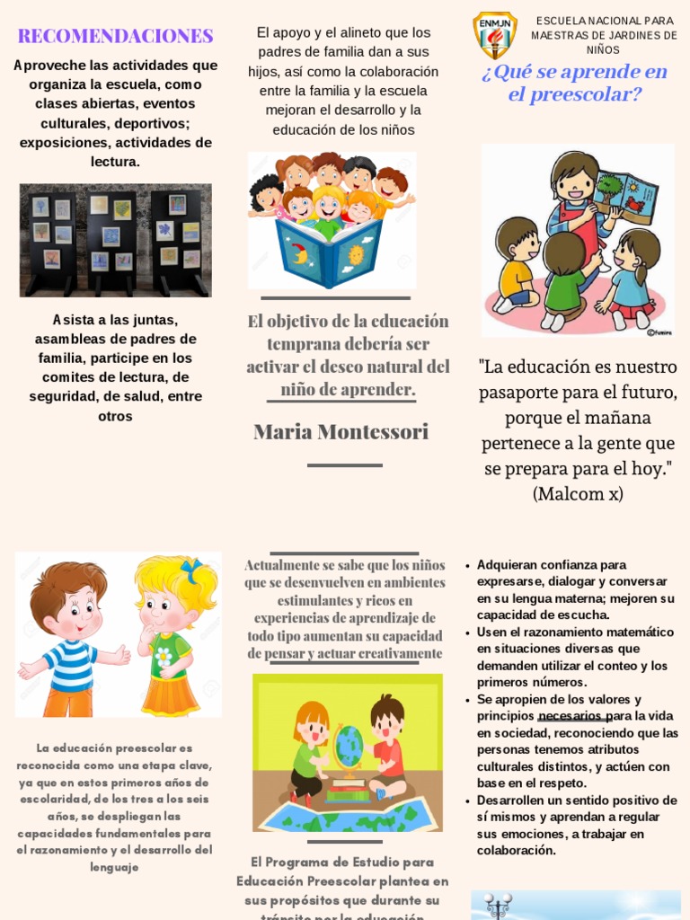 Aprendizajes Clave en Preescolar | PDF | Educación de la primera ...