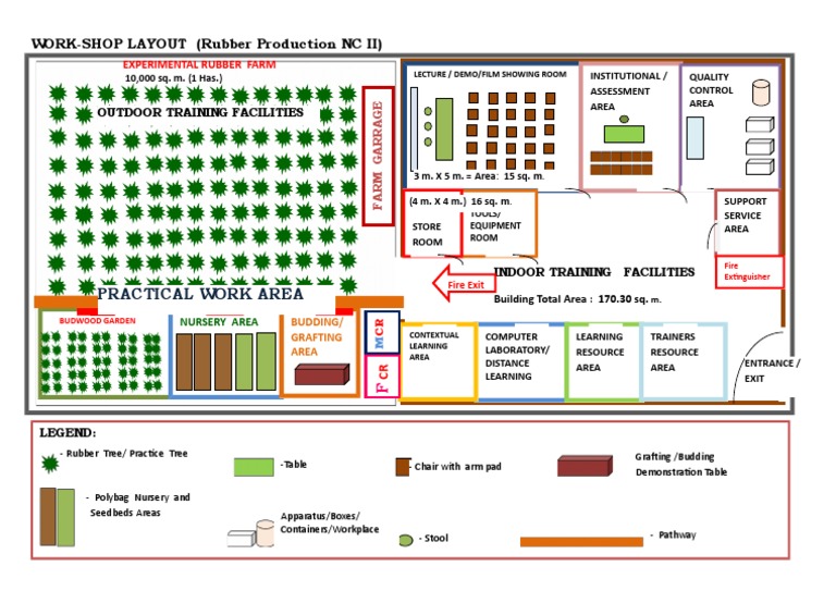 Rubber Production Workshop Layout | PDF