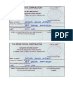 MAILING - Registry Return Receipt