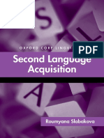 Second Language Acquisition 506