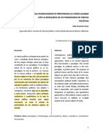 La Ciencia Politica Posmovimiento Perestroika Aldo Huaman Arias