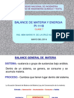 Balance de Materia SECADOR