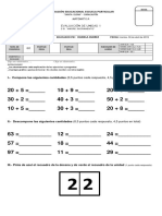 PRUEBA 2B Matematica