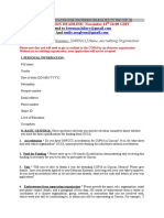 GSY2011 Application Form