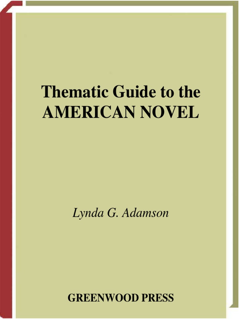 Thematic Guide To American Novel PDF, PDF, Geisha