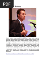 La Religión en El Cerebro Andrew B Newberg y La Neuroteología