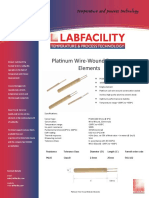 Pt100 temperature sensor elements