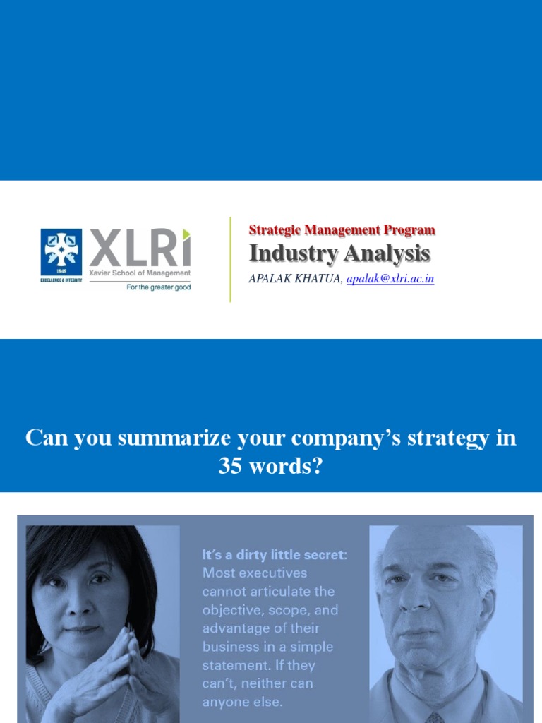 Industry Analysis: Strategic Management Program | PDF | Market Power