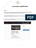 Ghid de Accesare a Platformei