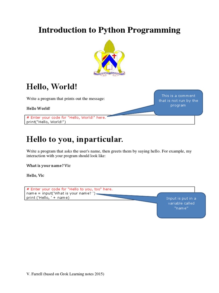 Introduction To Python Programming | PDF | Letter Case | String ...