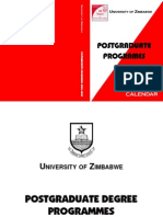 History of University Postgrad Prospectus