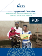 Father Engagement in Nutrition:: A Qualitative Analysis in Muhanga and Karongi Districts in Rwanda