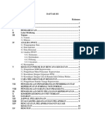 Daftar Isi Program Kerja