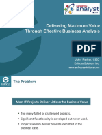 2012-09-25 09.59 Deliver Maximum Value Through Better Business Analysis-SLIDES PDF