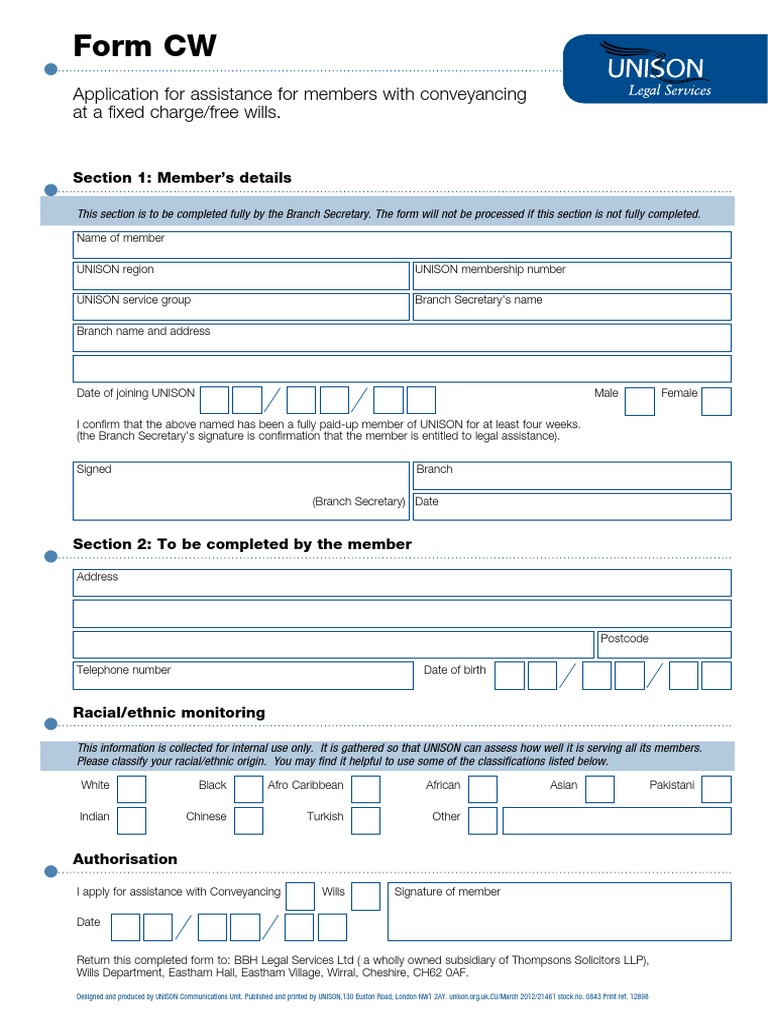 Free Blank Legal Form PDF