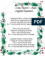 Quezon City Hymn