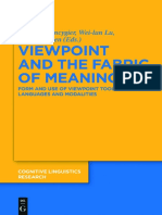 Viewpoint and The Fabric of Meaning - Form and Use of Viewpoint Tools Across Languages and Modalities