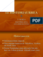 Euskara - Historiaurrea - Informazioa Santillana Materialatik Hartuta