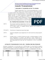 Transmission Fluid Temperature Measurement