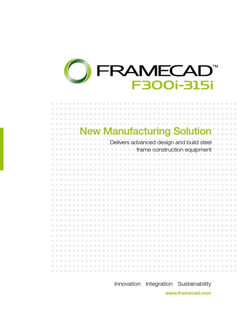 F300i F315i Brochure | PDF | Screw | Automation