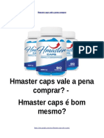 Hmaster Caps Vale A Pena Comprar