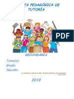 Carpeta de Tutoria - 2019