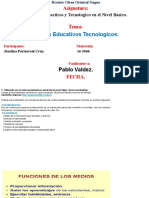 Recursos Didacticos y Tecnologicos en La Educacion Basica