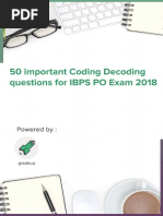 Coding Decoding | PDF | Alphabet | Linguistics