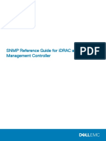 SNMP Reference Guide For Idrac and Chassis Management Controller