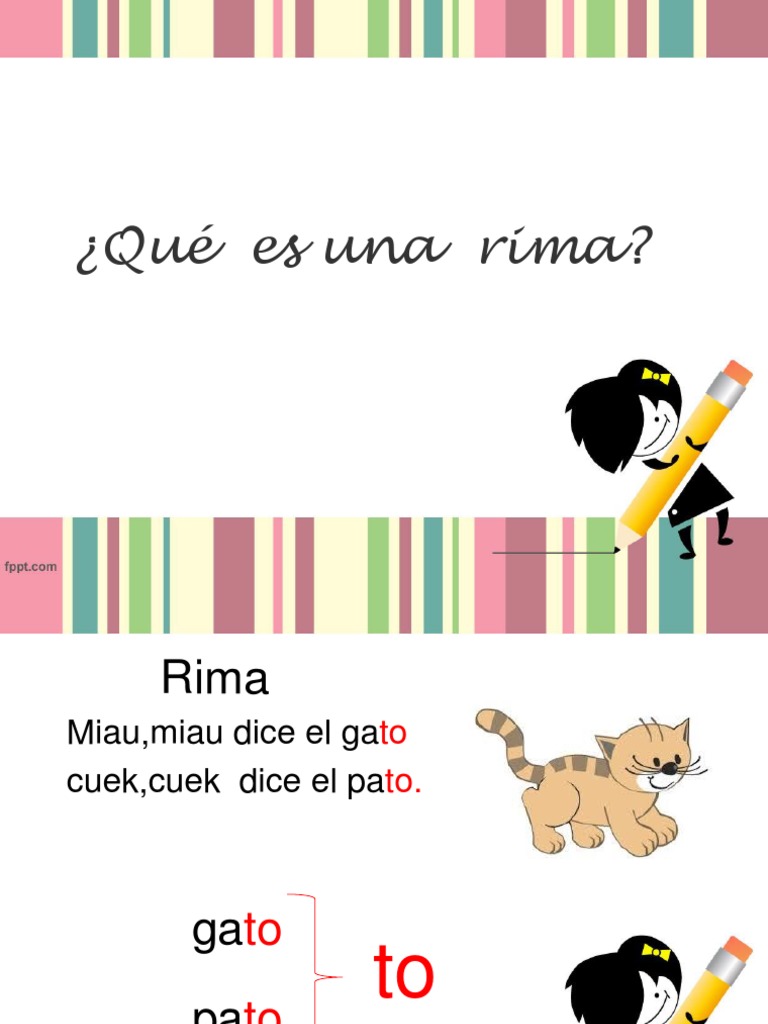 Rimas para niños con 
