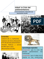 1.Crisis Parlamentarismo Primer g.alessandri y Movimientos Sociales