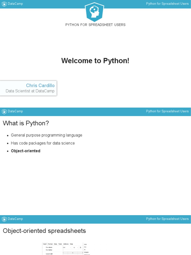 Chapter1 PDF | PDF | Spreadsheet | Computer Programming