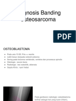 Osteosarcoma vs Osteoblastoma vs Ewing Sarcoma